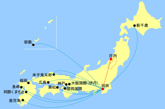 渡航先空港 庄内空港ビル株式会社